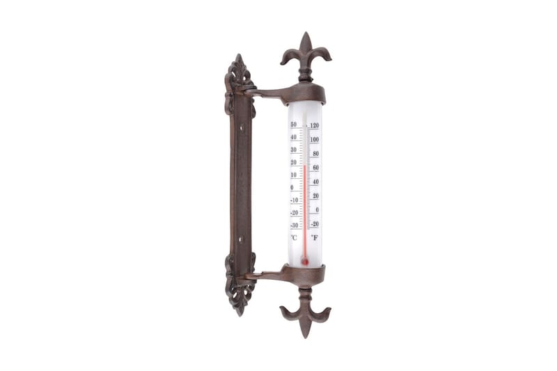 Esschert Design Fönstertermometer gjutjärn - Utomhustermometer - Termometrar